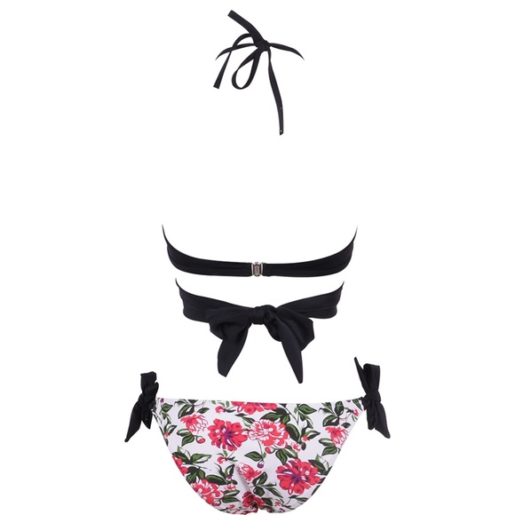 NEW! Two Piece Swim Suit Push Up Criss Cross - Picture 3 of 5